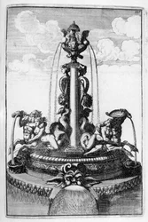 Conception de fontaine, 1664