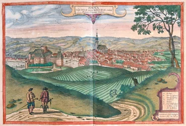 Polna (Bohème), République tchèque - dans "Civitates Orbis Terrarum" de Georg Braun, Cologne 1617
