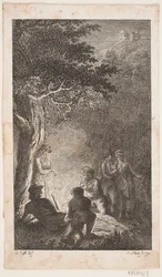 Illustration avec des figures autour d