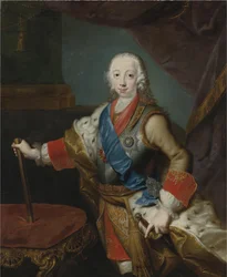Portrait du tsar Pierre III de Russie 1728-1762