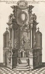 Conception pour un autel monumental, Planche c de 