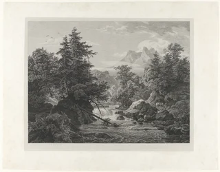 Vue de rivière dans le nord du Tyrol
