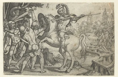 Horatius Coclès défend le pont sur le Tibre