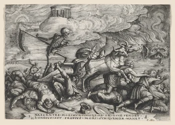 Le Triomphe de la Mort sur le Temps, du Triomphe de Pétrarque