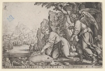 Tobiolus attrape le poisson, de L