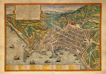 Carte de Civitates Orbis Terrarum par Georg Braun