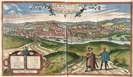 Cracovie, Pologne (gravure)