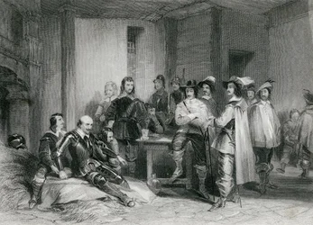 Mort du comte de Lindsey (gravure)