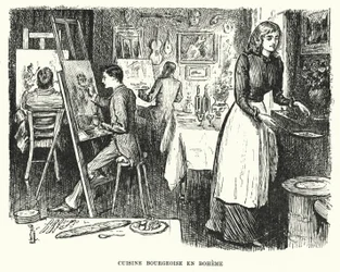 Illustration pour Trilby de George du Maurier