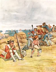 Au siège de Belle-Île, illustration de 