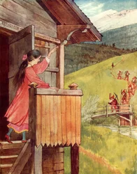 Blanche-Neige (lithographie couleur)