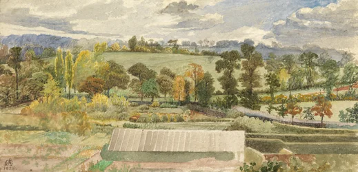 Kilburn en direction de Hampstead, 1858