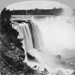 Chutes du Fer à Cheval vues de Goat Island, Niagara Falls, début 20e siècle