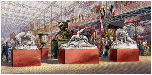 Sculptures - Vue intérieure de la Grande Exposition