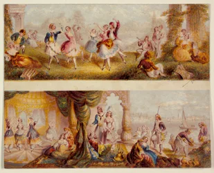 La danse grecque et le groupe du harem