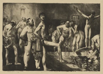 Salle de bains pour hommes d