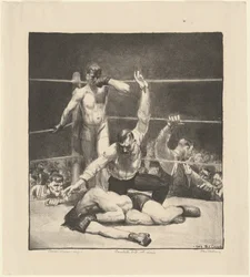 Mis hors de combat, première pierre lithographique