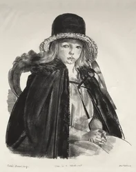 Jean au chapeau noir
