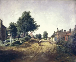 Village de Hollym, Holderness, vers 1885