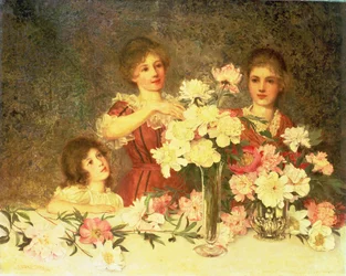 Arrangement des pivoines, 1902