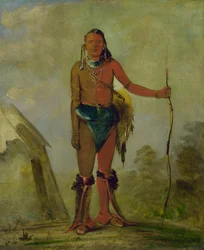 Aih-no-wa, le feu, un homme-médecine renard, 1835
