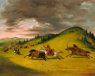 Bataille entre Sioux et Sac et Fox