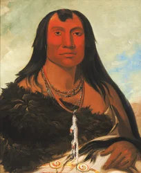 Cháh-ee-chópes, quatre loups, un chef en deuil