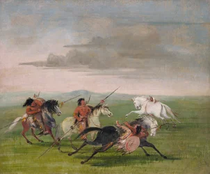 Les prouesses équestres des Comanches