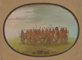 Danse au Berdache - Saukie, 1861-1869