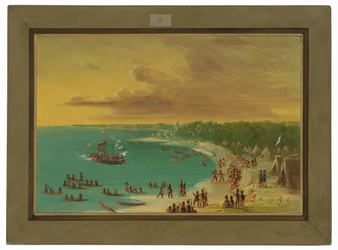 Premier voyage du Griffin sur le lac Érié. 7 août 1679
