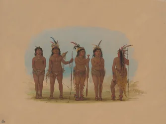 Cinq Indiens Caribbe