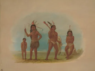 Quatre Indiens Arawak