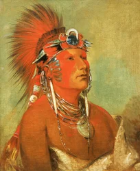 Jee-hé-o-hó-shah, ne peut être jeté à terre, un guerrier