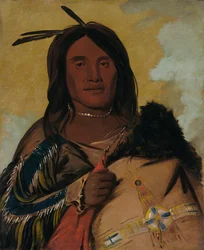 Ka-pés-ka-da, Homme Coquillage, un brave Oglala, 1832