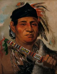 Mah-kée-mee-teuv, Grizzly Bear, Chef de la Tribu