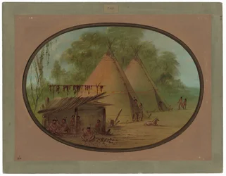 Fabrication de pointes de flèche en silex - Apaches