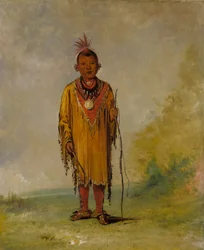 Me-sóu-wahk, Cheveux de cerf, fils préféré de Kee-o-kúk, 1835