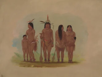 Membres de la tribu Payaguas, 1854-1869