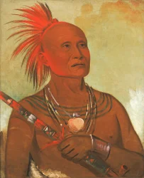 Pam-a-hó, Le Nageur, un des guerriers de Black Hawk, 1832