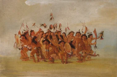 Danse du scalp, embouchure de la rivière Teton, 1835-1837