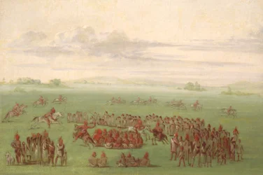 "Les chevaux fumants, une curieuse coutume des Sauks et des Renards