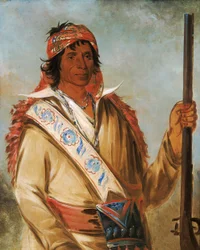 Steeh-tcha-kó-me-co, Grand Roi appelé Ben Perryman, un chef, 1834