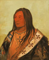 Tâh-zee-keh-dâ-cha, Ventre Déchiré, un Brave Distingué, 1832
