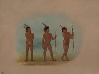 Trois enfants Auca, 1854-1869