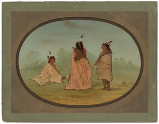 Trois hommes Blackfoot
