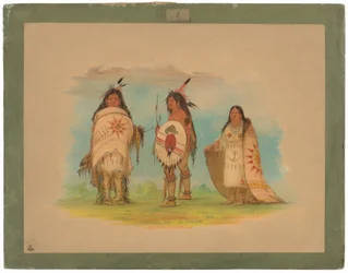 Trois Indiens Riccarree