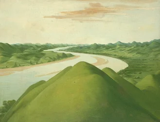 Vue dans les Cross Timbers, Texas