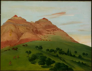 Vue du Grand Détour, 1900 miles au-dessus de St. Louis