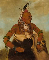 Wa-ho-béck-ee, un beau brave, 1834
