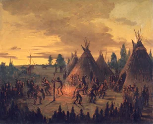 Danse de la guerre, Sioux